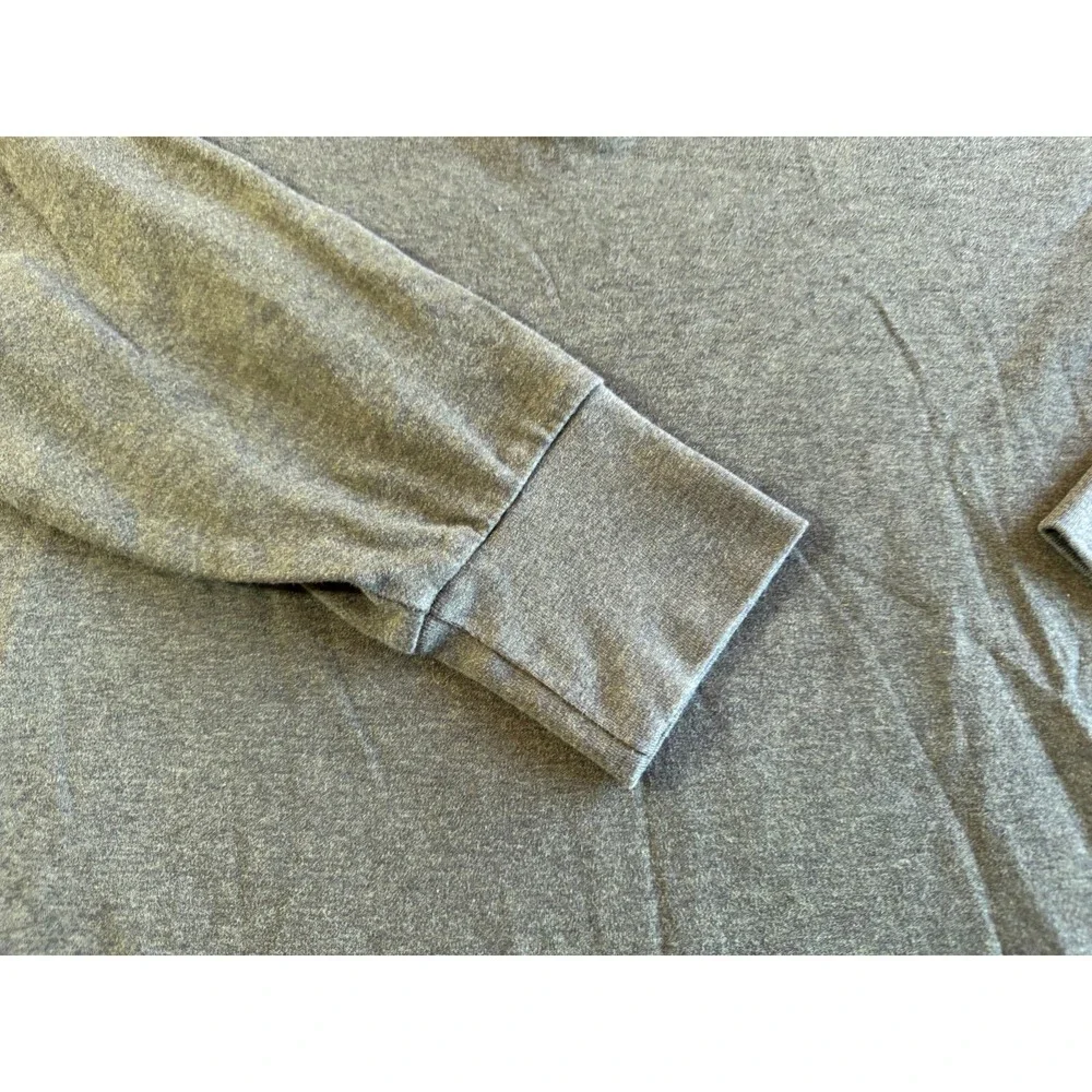Polo Ralph Lauren‎ Shirt Mens Large Long Sleeve Gray Polo Rugby Flesh Pony